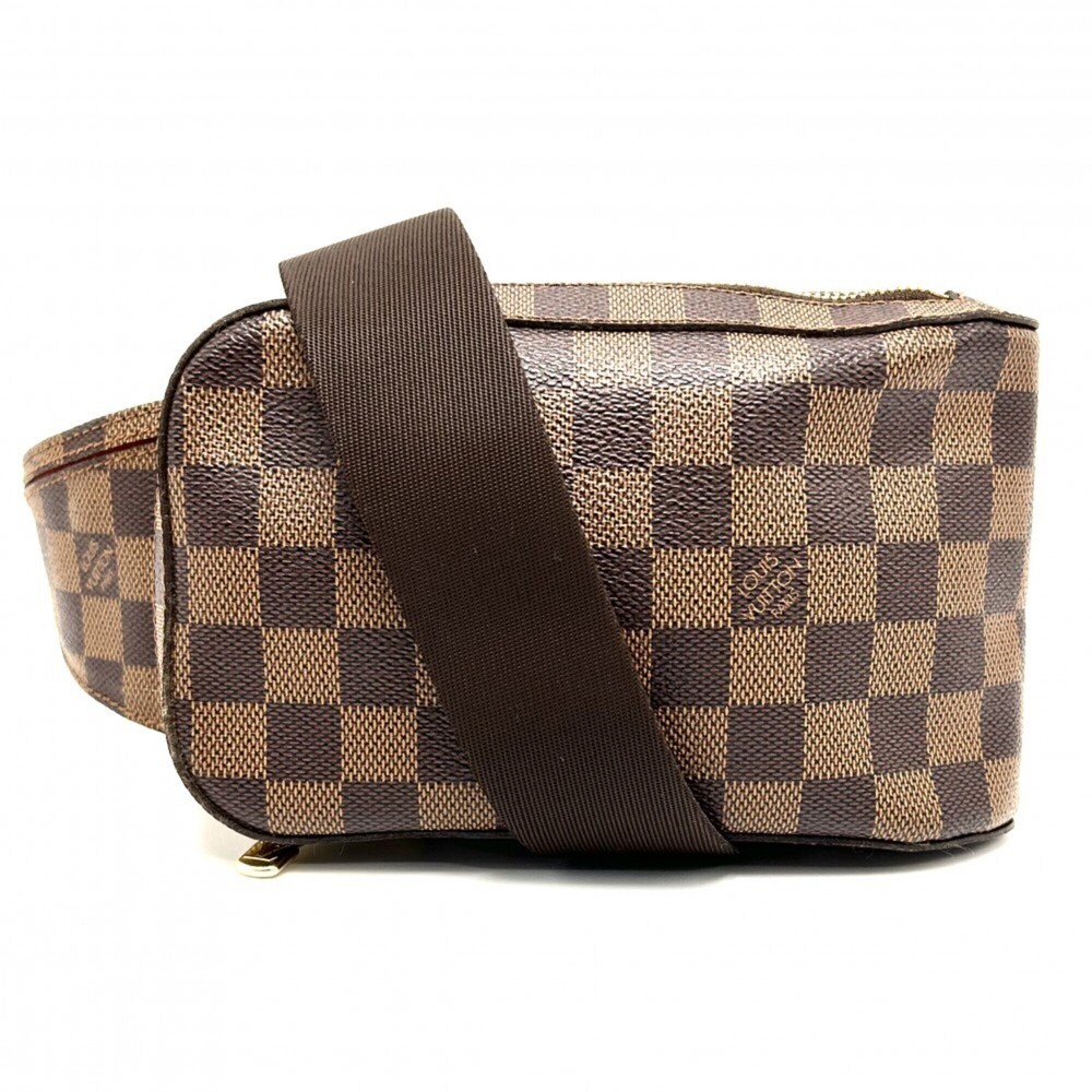 LOUIS VUITTON Authentic Brown Damier Canvas Pouch